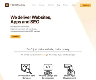 Itboost.com.au(Web Design Melbourne) Screenshot