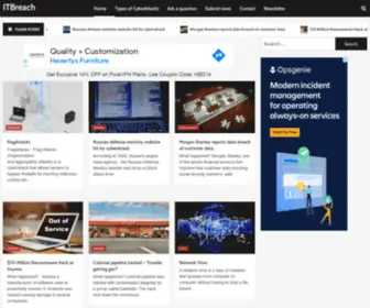 Itbreach.com(It Security and Information) Screenshot