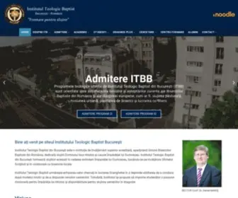 ITB.ro(Institutul Teologic Baptist Bucuresti) Screenshot