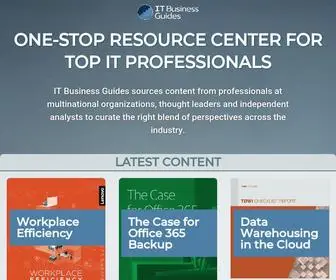 Itbusinessguides.com(One-stop resource center for top IT Professionals) Screenshot