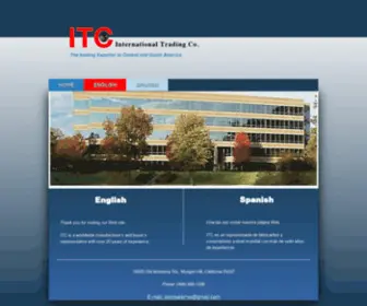 ITC-Americas.com(International Trading Company) Screenshot