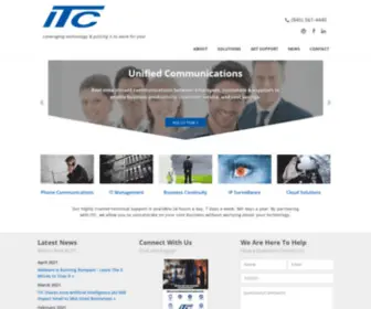 ITC-Communications.com(Business Phone Systems) Screenshot