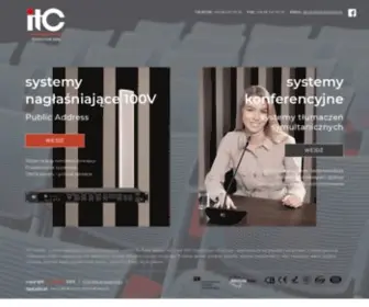 ITC-PA.pl(Sprzedaż hurtowa i detaliczna sprzętu nagłaśniającego) Screenshot