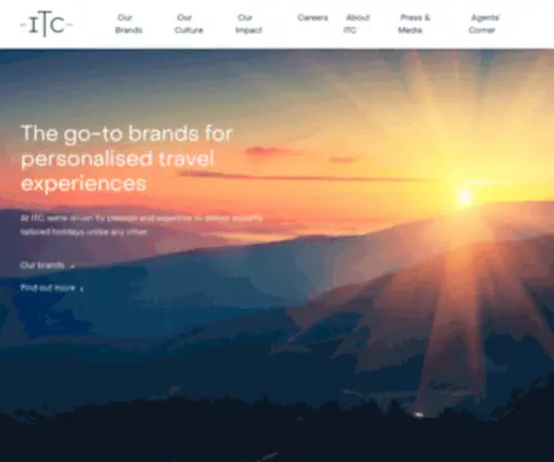 ITC-Uk.com(Awe-inspiring luxury holidays with Inspiring Travel Company. Every holiday) Screenshot