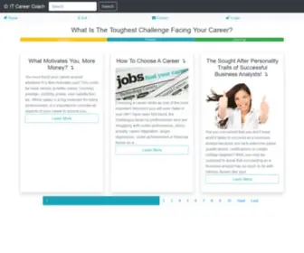 Itcareercoach.com(IT Career Coach) Screenshot