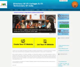 Itccolleges.com(Create dynamic ITI website) Screenshot