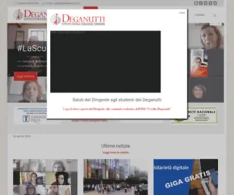 ItCDeganutti.org(ISIS Deganutti Udine) Screenshot