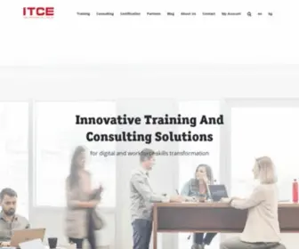 Itce.com(Innovative Training and Consulting Solutions) Screenshot