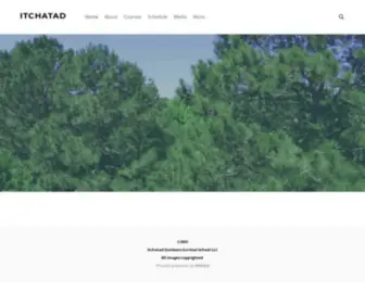 Itchatad.com(Itchatad Outdoors Survival School) Screenshot