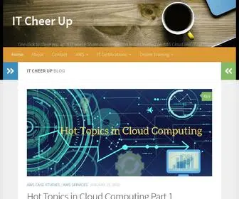 Itcheerup.net(One click on AWS Cloud and IT certifications) Screenshot