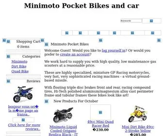 Itchi-Tech.co.uk(Minimoto Pocket Bikes) Screenshot