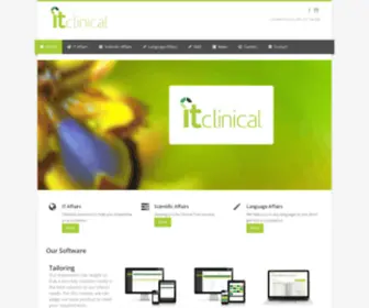 Itclinical.com(Welcome) Screenshot