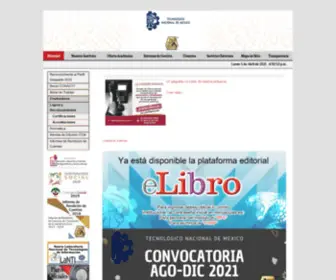 ITCM.edu.mx(Instituto Tecnológico de Cd) Screenshot