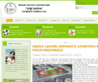 ItcPalma.it(Sito web istituzionale Istituto Istruzione Superiore "Luigi Palma") Screenshot