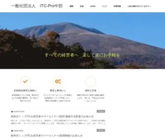 ItcPro-C.biz(経営改善を　　楽しく楽にお手軽を) Screenshot