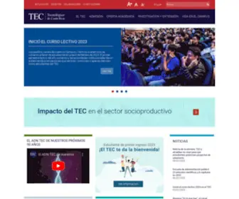 ITCR.ac.cr(Tecnológico) Screenshot