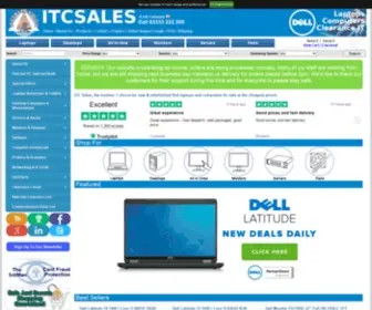 Itcsales.co.uk(Dell Laptop Deals & Computers for Sale) Screenshot