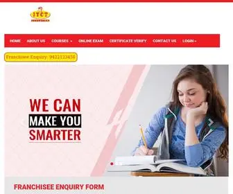 Itctedu.in(ITCT Computer Education Franchise) Screenshot