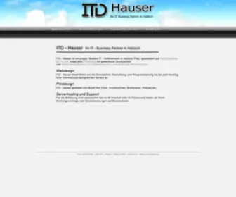 ITD-Hauser.de(ITD) Screenshot