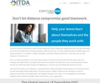 Itda.com(The UK's first DiSC Authorised Partner) Screenshot