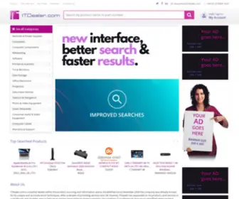 Itdealer.com(A market leader within the product sourcing and information arena) Screenshot