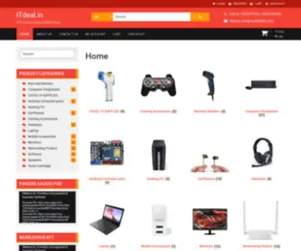 Itdeal.in(Online store for Computer Laptop Parts & Mobile accessories) Screenshot