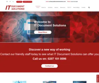 Itdocumentsolutions.com(Managed Print & Document Solutions) Screenshot
