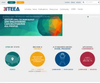 Iteaconnect.org(INTERNATIONAL TECHNOLOGY AND ENGINEERING EDUCATORS ASSOCIATION) Screenshot