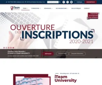 Iteam-Univ.tn(ITeam University) Screenshot