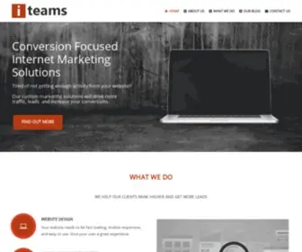 Iteams.com(Website Design Search Engine Optimization PPC CRM Management South Carolina) Screenshot
