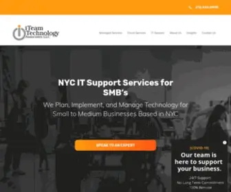 Iteamservices.com(NYC IT Support Services Company) Screenshot