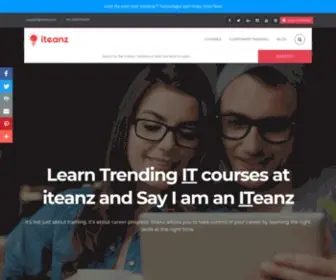 Iteanz.com(Iteanz Technologies) Screenshot