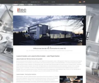 Itec-Online.de(Laserschneiden und Laserstrahlschneiden) Screenshot