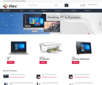 Itec.co.ao(Loja online de tecnologia e informática) Screenshot