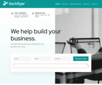 Itechflyer.com(Digitize your business) Screenshot