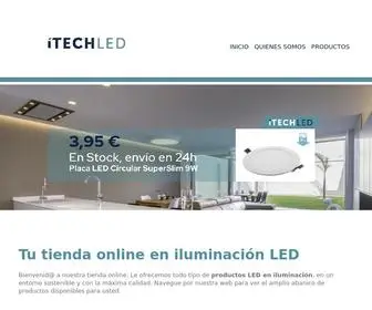 Itechled.com(Especialistas en iluminación LED) Screenshot