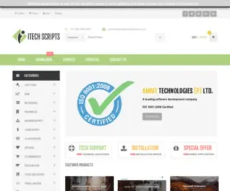 Itechscripts.com(Leading Resource of PHP Clone Scripts and WordPress Themes) Screenshot