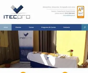 ItecPro.cl(Capacitación Especializada) Screenshot