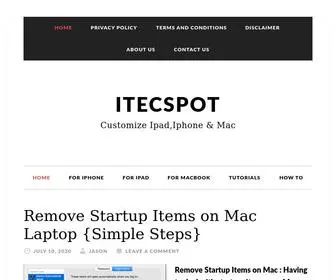 Itecspot.com(Customize Ipad) Screenshot