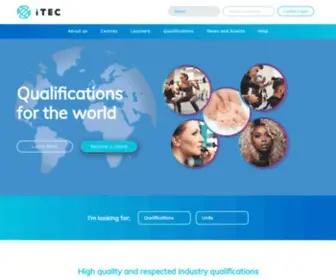 Itecworld.co.uk(Qualifications for the world) Screenshot