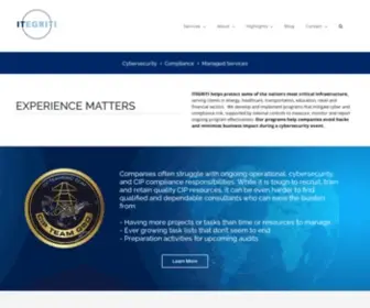 Itegriti.com(Trusted Cybersecurity and Compliance Advisors) Screenshot