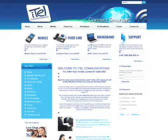 Itelcom.com.au(ITel Communications) Screenshot