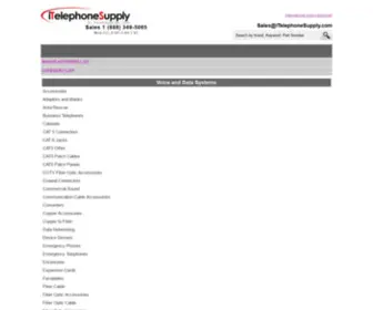 Itelephonesupply.com(Voice and Data Systems) Screenshot