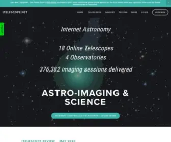 Itelescope.net(Leaders in Internet Astronomy since 2006) Screenshot