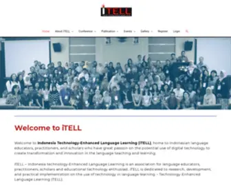 Itell.or.id(Indonesia Technology Enhanced Language Learning) Screenshot