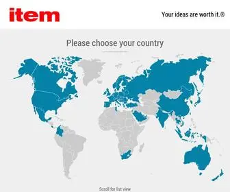 Item24.com(Item International) Screenshot