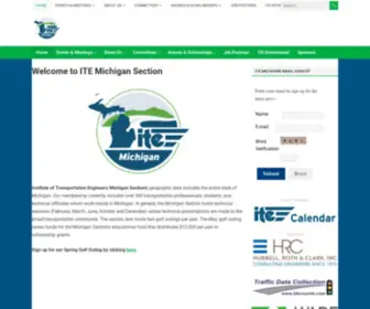 Itemichigan.org(Michigan Section) Screenshot