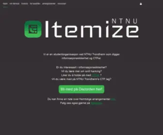 Itemize.no(Itemize NTNU) Screenshot