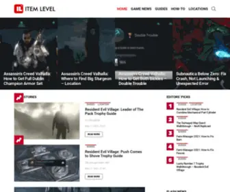 Itemlevel.net(Item Level Gaming) Screenshot