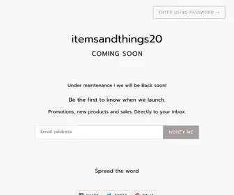 Itemsandthings.shop(Itemsandthings shop) Screenshot